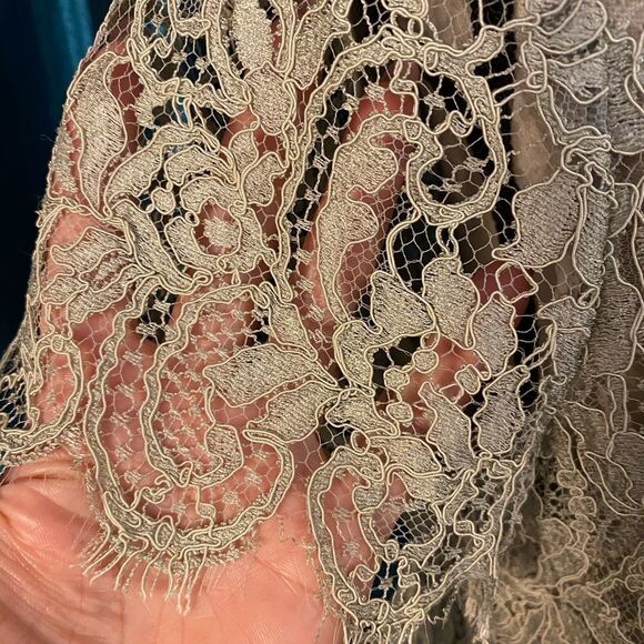 Ralph Lauren black label lace/silk dress, size 10 - Picture 2 of 11